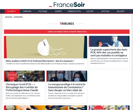 Lien vers le site 'La tribune de France soir'