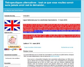 Lien vers le site de Jean-Daniel Metzger - Thérapeutiques alternatives