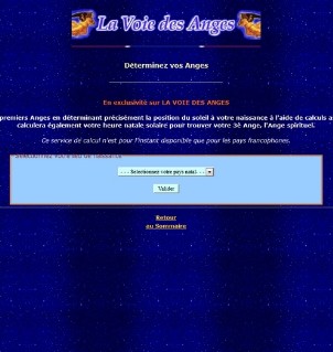 Lien vers le site 'La voie des Anges'